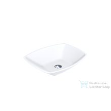   Lunart Tammi 55,5x40 cm-es pultra ültethető öntöttmárvány mosdó csaplyuk és túlfolyó nélkül,matt fehér 5999123001733