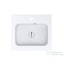   Lunart Gabriel 500 50,1x45,1 cm-es beépíthető öntöttmárvány mosdó,matt fehér 5999123002006