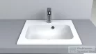 Lunart Gabriel 500 50,1x45,1 cm-es beépíthető öntöttmárvány mosdó,matt fehér 5999123002006