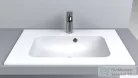 Lunart Gabriel 700 70x45 cm-es beépíthető öntöttmárvány mosdó,fényes fehér 5999123002037