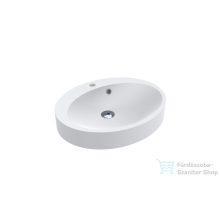   Lunart Sheldon 55x44 cm-es pultra ültethető öntöttmárvány mosdó,matt fehér 5999123002303