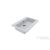 Lunart Anna 59,3x41,7 cm-es beépíthető öntöttmárvány mosdó,matt fehér 5999123002464