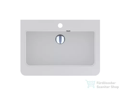 Lunart Anna 59,3x41,7 cm-es beépíthető öntöttmárvány mosdó,matt fehér 5999123002464
