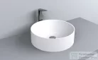 Lunart Milo 46 cm-es pultra ültethető öntöttmárvány mosdó csaplyuk és túlfolyó nélkül,fényes fehér 5999123002495
