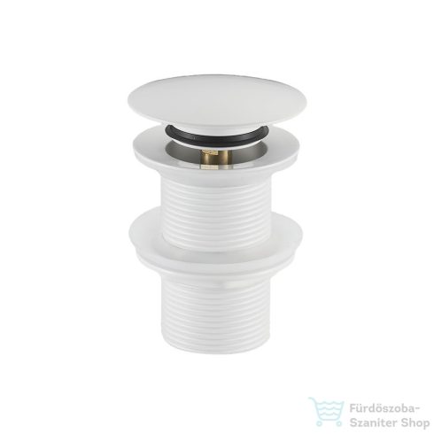 Lunart 5/4" click-clack leeresztő túlfolyó nélküli mosdóhoz,matt fehér 5999123003010