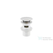   Lunart 5/4" click-clack leeresztő túlfolyós mosdóhoz,fényes fehér 5999123003034