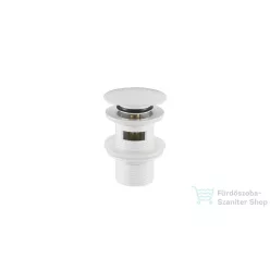   Lunart 5/4" click-clack leeresztő túlfolyós mosdóhoz,fényes fehér 5999123003034