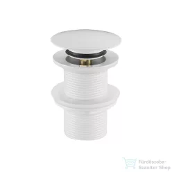   Lunart 5/4" click-clack leeresztő túlfolyó nélküli mosdóhoz,fényes fehér 5999123003041