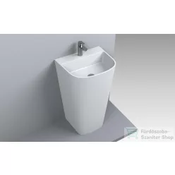   Lunart Gomez 52,9x43x80 cm-es szabadon álló mosdó túlfolyó nélkül,matt fehér 5999123003461