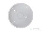 Lunart Milan 49,7 cm-es pultra ültethető öntöttmárvány mosdó csaplyuk és túlfolyó nélkül,fényes fehér 5999123004611