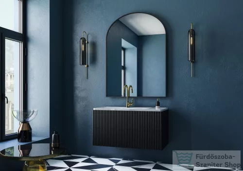 Lunart Selena 100,1x48,1 cm-es beépíthető öntöttmárvány mosdó,matt fehér 5999123004949