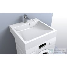   Lunart Colette 60,3x59,8 cm-es öntöttmárvány mosdó,fényes fehér 5999123005434