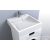 Lunart Colette 60,3x59,8 cm-es öntöttmárvány mosdó,fényes fehér 5999123005434