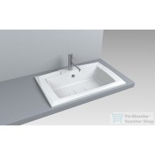   Lunart Elon 69,6x44,9 cm-es beépíthető öntöttmárvány mosdó,fényes fehér 5999123005519
