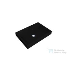   Lunart Atty 600 59,7x41,8 cm-es beépíthető öntöttmárvány mosdó,fekete kvarc 5999123005656