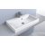 Lunart Atty 700 69,4x41,6 cm-es beépíthető öntöttmárvány mosdó,fényes fehér 5999123005670