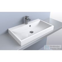   Lunart Atty 700 69,4x41,6 cm-es beépíthető öntöttmárvány mosdó,matt fehér 5999123005687