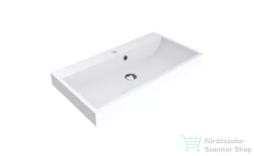 Lunart Atty 800 79,4x41,7 cm-es beépíthető öntöttmárvány mosdó,matt fehér 5999123005724