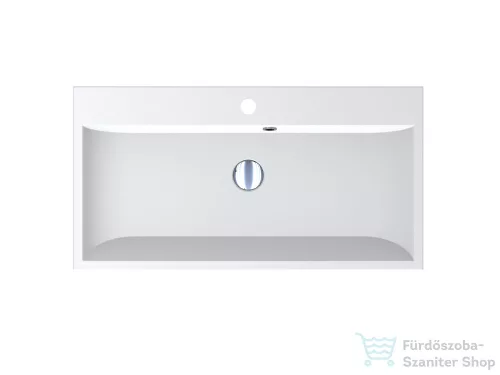 Lunart Atty 800 79,4x41,7 cm-es beépíthető öntöttmárvány mosdó,matt fehér 5999123005724