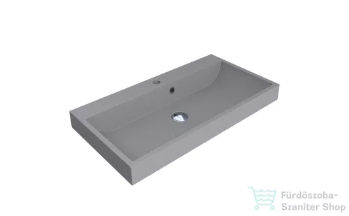 Lunart Atty 800 79,4x41,7 cm-es beépíthető öntöttmárvány mosdó,szürke kvarc 5999123005748