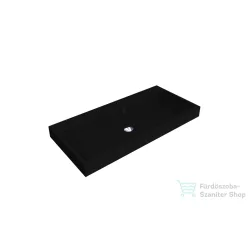   Lunart Atty 900 89,7x41,7 cm-es beépíthető öntöttmárvány mosdó,fekete kvarc 5999123005779