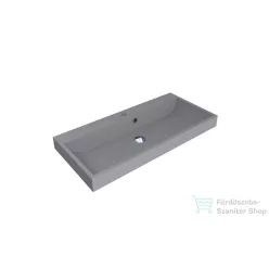  Lunart Atty 900 89,7x41,7 cm-es beépíthető öntöttmárvány mosdó,szürke kvarc 5999123005786