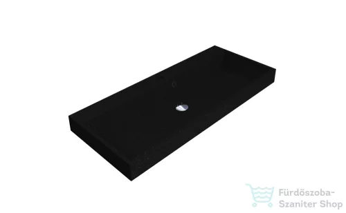 Lunart Atty 1000 99,4x41,8 cm-es beépíthető öntöttmárvány mosdó,fekete kvarc 5999123005816