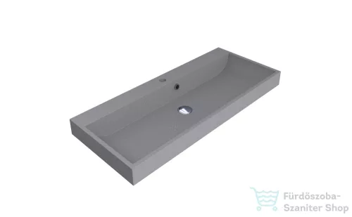 Lunart Atty 1000 99,4x41,8 cm-es beépíthető öntöttmárvány mosdó,szürke kvarc 5999123005823