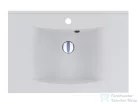 Lunart Cora 700 70x47,5 cm-es beépíthető öntöttmárvány mosdó,fényes fehér 5999123006196