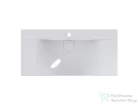 Lunart Kelly 1000 100x48 cm-es pultra ültethető öntöttmárvány mosdó túlfolyó nélkül,fényes fehér 5999123006233