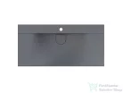 Lunart Kelly 1000 100x48 cm-es pultra ültethető öntöttmárvány mosdó túlfolyó nélkül,szürke kvarc 5999123006264
