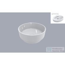   Lunart Scarlett 420 42 cm-es pultra ültethető öntöttmárvány mosdó csaplyuk és túlfolyó nélkül,matt fehér 5999123006363