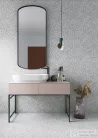 Lunart Scarlett 750 75x42 cm-es pultra ültethető öntöttmárvány mosdó csaplyuk és túlfolyó nélkül,fényes fehér 5999123006394