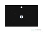 Lunart Timo 700 70x45 cm-es beépíthető öntöttmárvány mosdó túlfolyó nélkül,fekete kvarc 5999123006653
