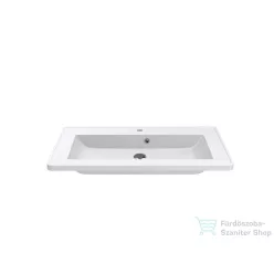   Lunart Mylah 900 90x43 cm-es beépíthető öntöttmárvány mosdó,matt fehér 5999123006844