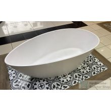   Lunart Josephine 170x77 cm-es szabadon álló öntöttmárvány kád szifon és túlfolyó nélkül,fényes fehér 5999123007100