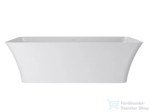 Lunart Adrienne 180x75,5 cm-es szabadon álló öntöttmárvány kád szifon nélkül,matt fehér 5999123007216