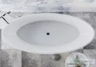Lunart Amina 180x80 cm-es szabadon álló öntöttmárvány kád szifon nélkül,fényes fehér 5999123007223