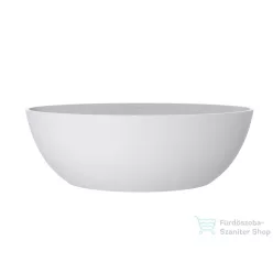   Lunart Amina 180x80 cm-es szabadon álló öntöttmárvány kád szifon nélkül,matt fehér 5999123007230
