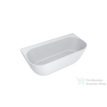   Lunart Darla 175x85 cm-es falhoz tehető öntöttmárvány kád szifon és túlfolyó nélkül,matt fehér 5999123007278