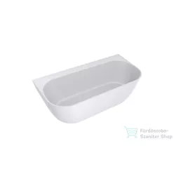   Lunart Darla 175x85 cm-es falhoz tehető öntöttmárvány kád szifon és túlfolyó nélkül,matt fehér 5999123007278