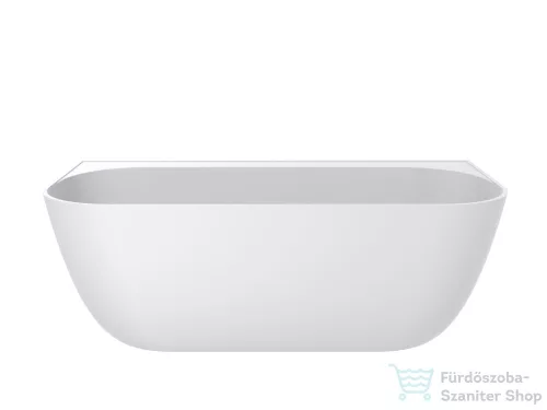 Lunart Darla 175x85 cm-es falhoz tehető öntöttmárvány kád szifon és túlfolyó nélkül,matt fehér 5999123007278
