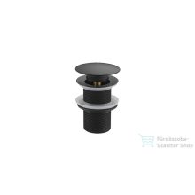   Lunart 5/4" click-clack leeresztő túlfolyó nélküli mosdóhoz,matt fekete 5999123007391