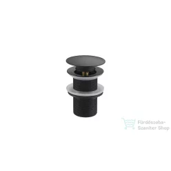   Lunart 5/4" click-clack leeresztő túlfolyó nélküli mosdóhoz,matt fekete 5999123007391
