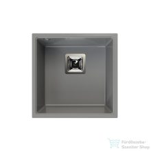   Lunart Bende 42x42 cm-es öntött gránit aláépíthető mosogató medence szifon nélkül,Light grey 5999123007537