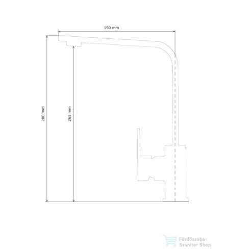 Lunart Esther mosogató csaptelep,króm 5999123007681