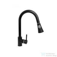   Lunart Kate kihúzható fejes mosogató csaptelep,matt fekete 5999123007704