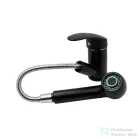 Lunart Athos kihúzható fejes mosogató csaptelep,matt fekete 5999123007988