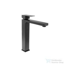   Lunart SUSANNA magasított mosdó csaptelep, leeresztő nélkül, matt fekete 5999123008084