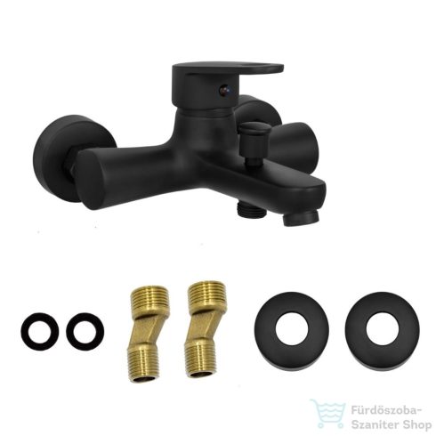 Lunart Forever kádöltő csaptelep zuhanyszett nélkül,matt fekete 5999123008404